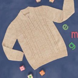 Pantaloons Junior Beige Regular Fit Sweater-image-44