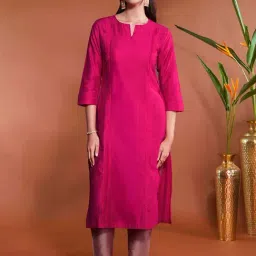 Daali Fushia Regular Fit Kurta-picture-28