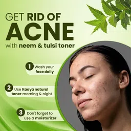 Kaaya Natural Set Of 2 Neem & Tulsi Toner & Mist - 100 ml Each image 2