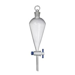 Almicro 1000 ml Capacity Borosilicate Glass Separating Funnel with Teflon Stop Cock-image-24
