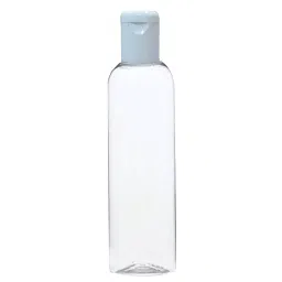 liora. Liora EB-200ml Empty Clear Round Bottle with White Flip Top Cap for Hair Oils, Shampoo (Pack of 24) image 2