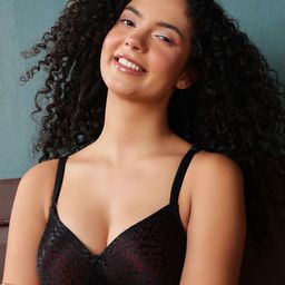 Clovia Bralette Women Floral Lace Full Coverage Lightly Padded Bralette Bra-image-7
