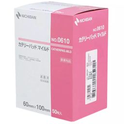 NICHIBAN CATHERIPAD MILD Film Dressing 60x100 mm Adhesive Surface, No.0610 (Pack of 50 Sheets)-image-23