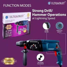 ULTRAFAST 900 W Rotary Hammer 26 mm Variable Speed, UF-RH226 image 4