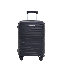 SWISS MILITARY Horizon 55 cm (20 inch) Black Hard Case Trolley Bag-image-3