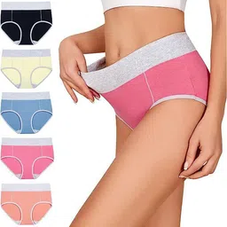 Diving Deep Women Pack of 5 Hipster Briefs-image-92