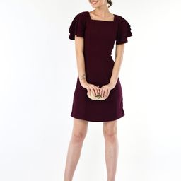 Brainbees Women Classic Latest Flared Sleeve Sheath Dress-image-46
