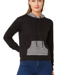 Miss Chase Black Striped Sweatshirt-21