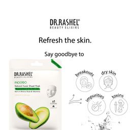 DR.RASHEL Set Of 2 Avocado Sheet Mask With Serum - 20g Each image 4