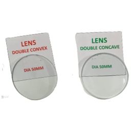 RG� High Quaity Lens and Mirror Set| Set of Concave, Convex Mirror and Concave, Convex Lenses. 50mm diameter,Focal Length-20 cm image 3