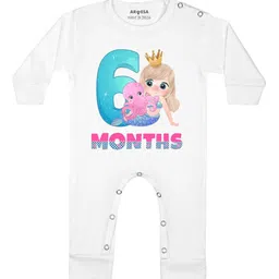 Arvesa Infants Printed Round Neck Bodysuits-image-32