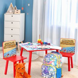 Multipurpose Table with Chairs - Red-picture-13