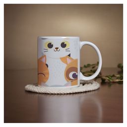 Right Gifting Ceramic Mug Cartoon Print Off White - 350 ml-image-54