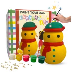 CraftopediaPaint Your Own Planter - Snowman-15