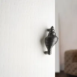 Folkstorys Black Sea-Shell Wardrobe Door Handle-51