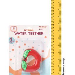 Toy Cloud Apple Shape Natural Silicon Teether - Red image 3