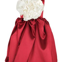 Pink Wings Satin Balloon Dress-image-17