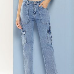 CORSICA Women Blue Cotton Stretchable Jeans-picture-28