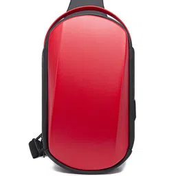 Red Lemon Waterproof Crossbody Backpack With USB Charge Port-picture-45