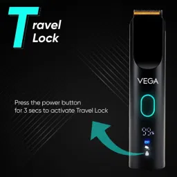Vega SmartOne Series S1 VHTH-30 Fully Waterproof Trimmer 120 min Runtime 40 Length Settings (Black) image 3