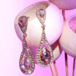 Sohi Gold Plated Designer Stone Party Drop Earring For Women-image-87