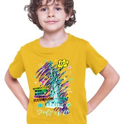 TeeSlix Unisex Yellow Tshirts-47