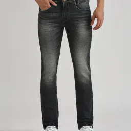 Pepe Jeans Green Used Grey Slim Fit Jeans-image-74
