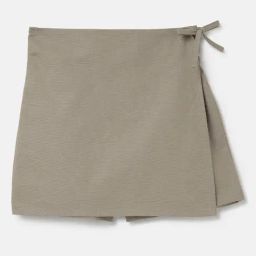 United Colors of Benetton Kids Grey Solid Skort-image-11