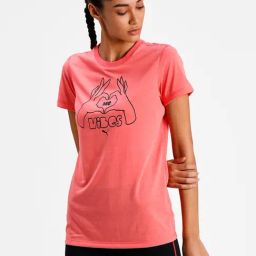 Puma Coral Printed T-Shirt-image-91