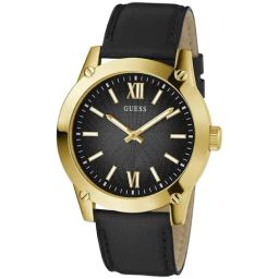Guess Crescent Men Black Round Dial Analog Watch - GW0628G2 image 4