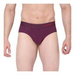 UnderJeans by Spykar Purple Briefs-image-38