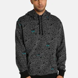 Puma Black Full Sleeves Hooded Sweatshirt-image-99