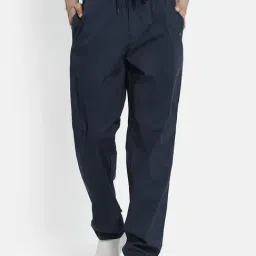 Octave Navy Regular Fit Trackpants-image-18