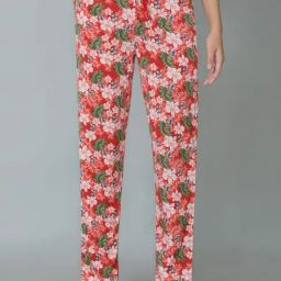 Van Heusen Orange Printed Lounge Pants-image-118