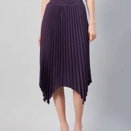 Rare Purple High-Low Midi Skirt-image-93