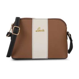 Lavie Janice Tan Leather Medium Cross Body Bag-image-97