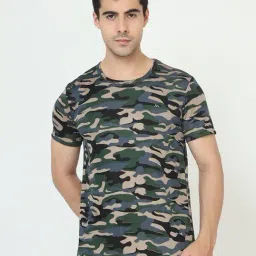 Masculino Latino Multicolor Regular Fit Round Neck Sports T-Shirt-picture-31