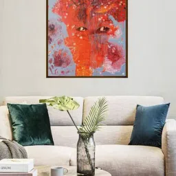 The Art House Abstract Multicolor Canvas Painting-picture-45