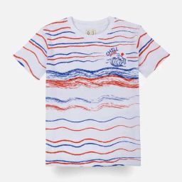 Gini & Jony Boys Multicolor Self T-Shirt-picture-9
