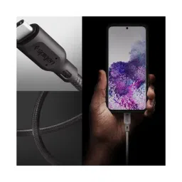 Spigen Essential C11C1 USB-C to USB-C 2.0 Cable(1.5m) - Gunmetal image 2