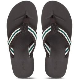 Aldo Men's ADEDE Dark Brown Thong Sandals-picture-39