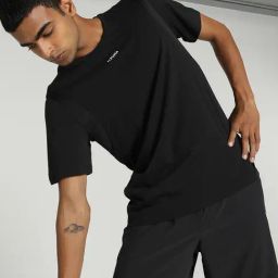 Puma FIT Black Slim Fit Sports T-Shirt-image-79