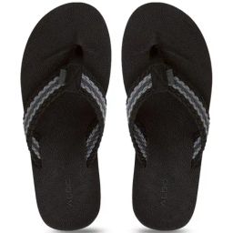 Aldo Men's ADEDE Open Black Thong Sandals-44