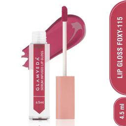 Glamveda Serum Infused Lip Gloss Foxy-115 - 4.5 ml-20