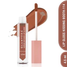 Glamveda Serum Infused Lip Gloss Kissing Booth-114 - 4.5 ml-11
