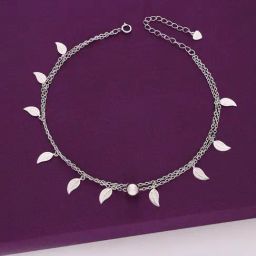 Kai Jewel Sterling Silver Flora of Charms Anklet for Women-image-99