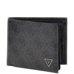 GUESS Black Logo Leather Bi-Fold Wallet-image-68