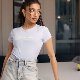 glitchez Chic Attitude Printed T-shirt-image-99