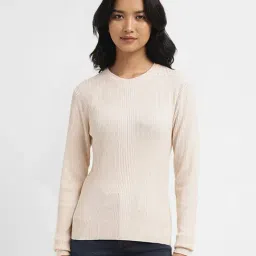 Levi's Beige Self Design Sweater-image-24