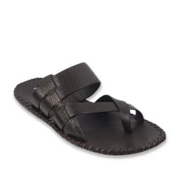 Metro Men's Brown Toe Ring Sandals-picture-20